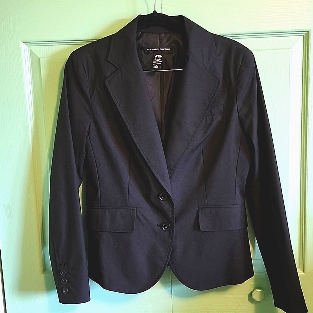 New York & Co Stretch * Black Suit Jacket (Size M) EUC